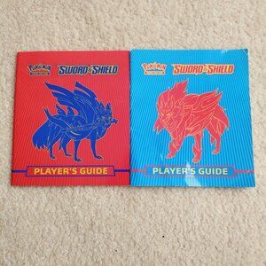 (2) Pokemon TCG Red & Blue Sword & Shield Players Guide Cond: Very Good